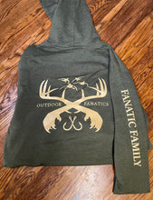 Load image into Gallery viewer, Army Heather Green/Tan Hoodie