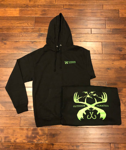 Black/Neon Green Sweatshirt