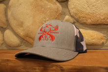 Load image into Gallery viewer, Heather Grey/American Flag Snap Back