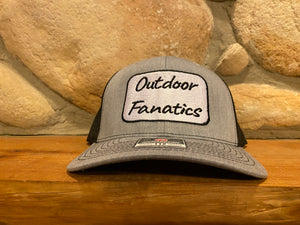 Heather Gray/Black Patch Hat