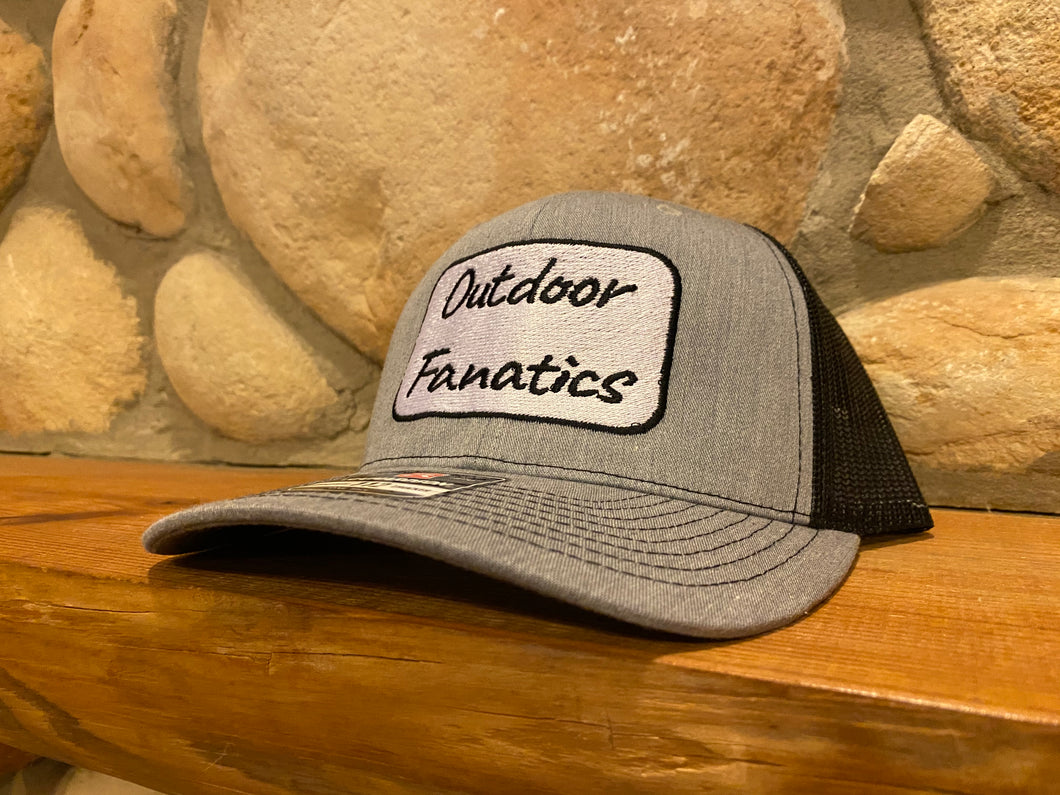 Heather Gray/Black Patch Hat